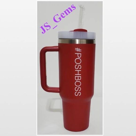 New Red POSHBOSS Adventure Quencher Stanley-like Tumbler - Picture 1 of 14